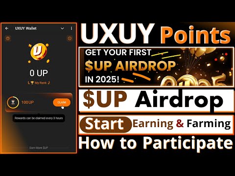 UXUY Airdrop || UP Farming || How to Earn UXUY Points || UXUY Wallet Tasks