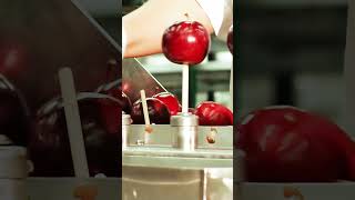 Prep it. 🍎 Stick it. Dip it. Repeat. 🔄 #shortsvideo #behindthescene #howitsmade #caramel #apples