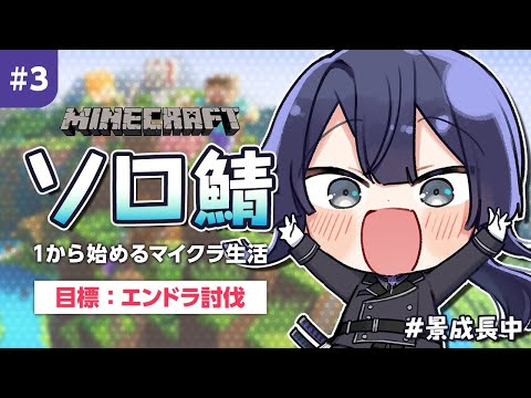 【マイクラ】1から始めるマイクラ生活 ＃３【長尾景/にじさんじ】