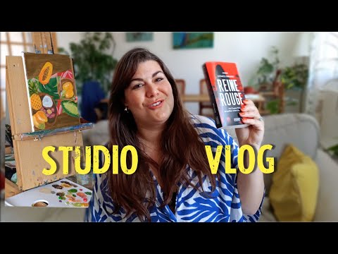 vlog cosy  : peinture chill 🎨 , lecture 📚📖 , cuisine 🍅🍴 🍜