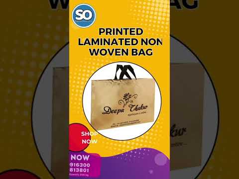 Non Woven Carry Bag Manufacture And Wholesaler | 9999916300 #bag #nonwovenbags #bagfactory