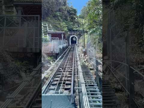 Going up to Penang Hill on the funicular railway in #penang #malaysia #penanghill