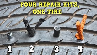 Four Repair Kits, One Tire