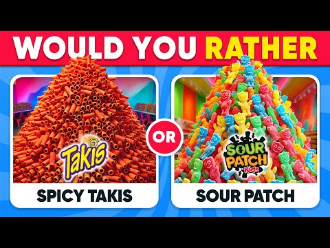 Would You Rather - Spicy VS Sour JUNK FOOD Edition 🌶️🍋 Quiz Galaxy