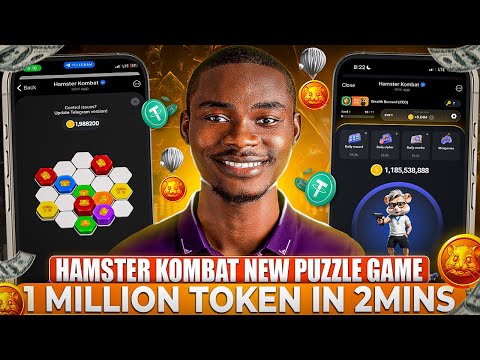 NEW Hamster Kombat HEXA Puzzle Game Get Upto Free 1 million Tokens in 2mins | My Thoughts 🤔