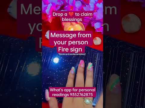 message from your person fire sign #tarot #currentfeelings #love #youtubeshorts #viral #firesigns