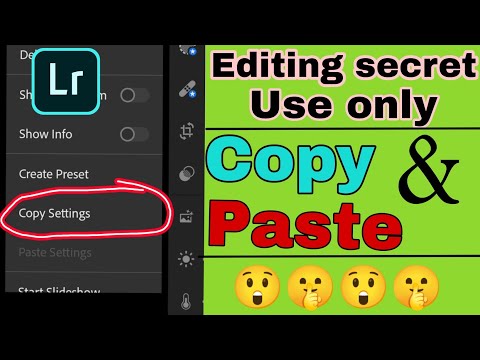 Lightroom Copy-Paste Editing tutorial// Best technique for editing 💯📸