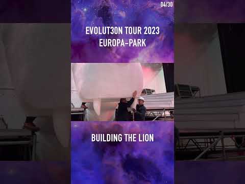 DJ BoBo - EVOLUT30N TOUR 2023 - EUROPA-PARK - BUILDING THE LION  04/30 #shorts