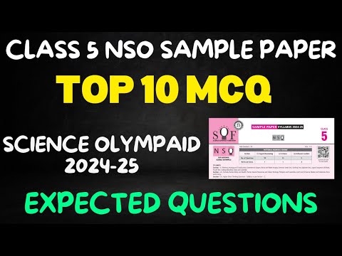 Science Olympiad Sample Paper // Important Questions