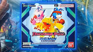 Opening the NEW Digimon TCG Set! BT-11 Dimensional Phase!