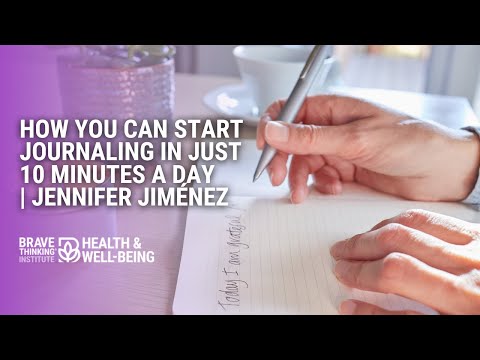 How You Can Start Journaling In Just 10 Minutes A Day | Jennifer Joy Jiménez-Health & Well-Being