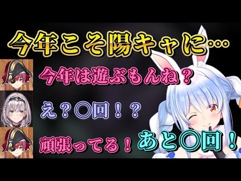 【マリンだけだよ…わかってくれるの】陽キャ宣言をする兎田ぺこらを見守る3期生たち/宝鐘マリン/白銀ノエル/不知火フレア #ホロライブ #ホロライブ切り抜き #hololive