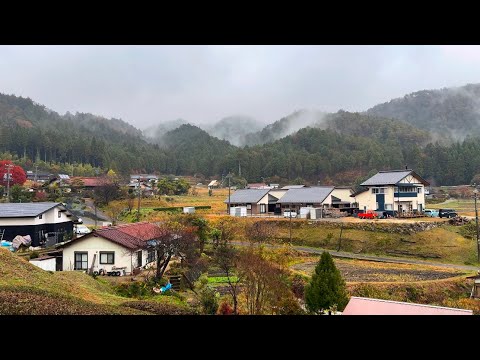 Japan - Walking tour in the beautiful Japanese countryside Village | Relaxing Walk 2024