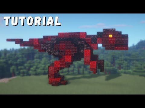 How to Build a T-Rex in Minecraft!