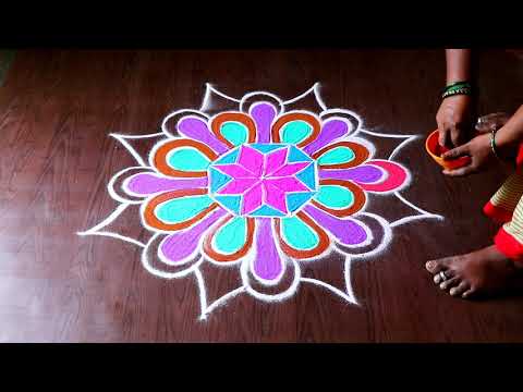 deepavali special rangoli | diwali rangoli designs | diwali rangoli colour designs diwali 2021