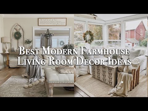 Best Modern Farmhouse Living Room Decor Ideas