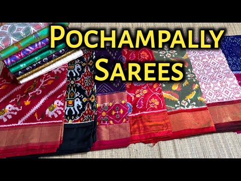 Pochampally ikkat pure silk sarees | #pattusarees #ikkatsarees #silksarees | shilpa fashion tv