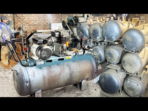 How Air Compressor Tank Manufactured | Wonderful skill of making air compressor tank