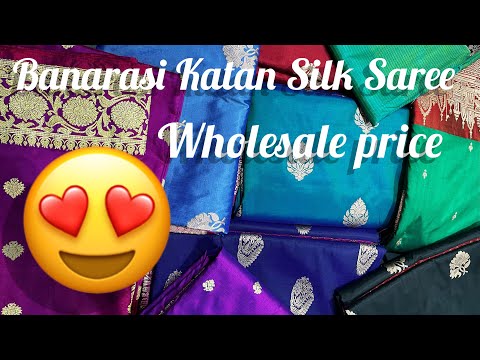 Banarasi Handloom Pure Katan Silk Saree | Wholesale Rate 😱