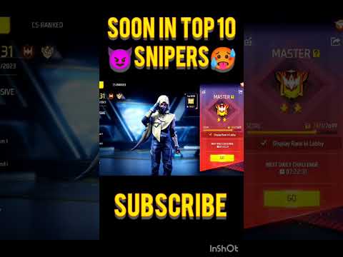 SOON IN TOP 10 SNIPERS 😈 #freefiremax #shorts #freefire #shortsvideo #viral #short #ff