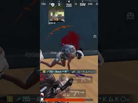 When my friend is on fire😱 he did 1v4 in live custom room #viral #trending #viralpubgshorts