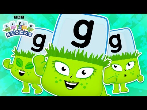 🌿 Gorgeous Alphablock G 🌟  | Letter of the Week | Learn to Spell | @Alphablocks