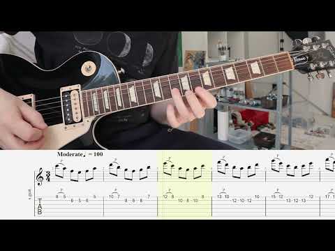 Guitar Exercise #10 - in A Minor (Alternative Picking II) 100 bpm 150 bpm 200 bpm