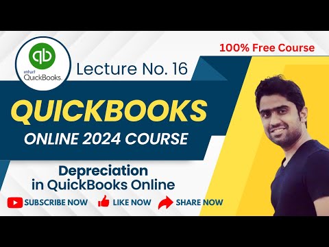 Depreciation in QuickBooks Online | Lecture No 16: (QuickBooks Online 2024 Course) | Hindi/Urdu