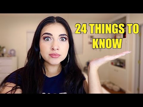 24 THINGS I LEARNED IN 24 YEARS