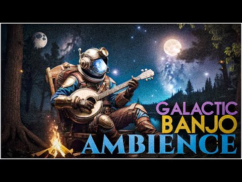 45 Minutes of Galactic Banjo Ambience | Space Travel & Folk Fusion | Relaxing Fantasy Instrumental