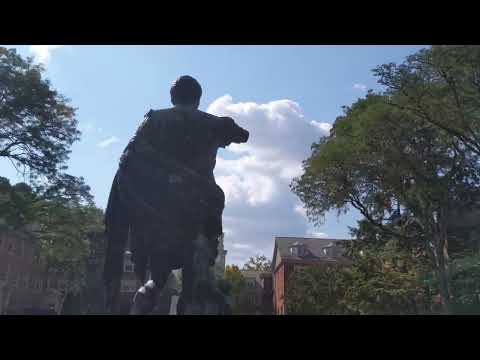 Visit Brown University访常青藤名校布朗大学-2）学校教堂/学生活动中心/学生宿舍/布朗大学捐赠者布朗家族豪宅 Providence普罗维登市-罗德岛州 新英格兰之行（10）