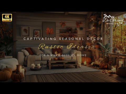 Captivating Seasonal Decor: Rustic Ideas for a Warm Autumn Home