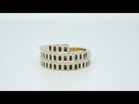 The Colosseum Ring | Wedding Ring Inspired by Italian Architecture | The Village Goldsmith