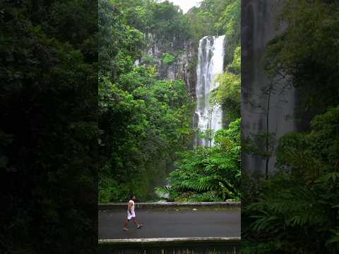 The MOST UNDERRATED Waterfall in HAWAII! 🌺 #waterfalls #maui #hawaii #hiking #travel #roadtohana