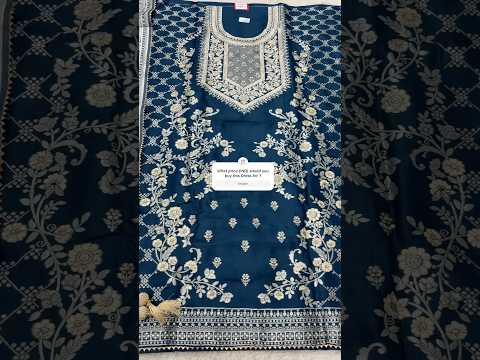 Heavy Designer Pakistani Handwork Designer Unstitched Salwar Suits Wholesaler- Yadgar 9428614299