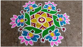 Pongal Special Rangoli Design 2025/ Margazhi / Rangoli / Kolam / Muggulu / New / Sashti Pooja / Easy