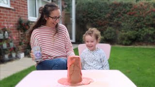 Volcano Science Experiment For Kids | Marley Learns How To Make A Volcano | Fun Science Experiment