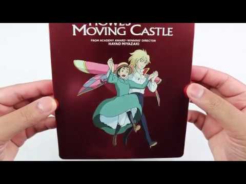 Howl's Moving Castle - Limited Edition Steelbook Bluray Unboxing (Shout! Factory Release)