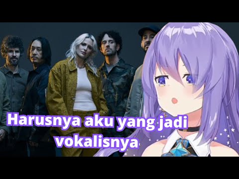 Reaksi Moona Lihat Vokalis Barunya Linkin Park | Moona Hoshinova Hololive ID