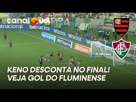 FLA-FLU: KENO FAZ GOL DE CABEÇA E DESCONTA NO FINAL EM FLUMINENSE X FLAMENGO NA 1ª FINAL; VEJA VÍDEO