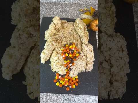 Dope Turkey Centerpiece, Quick & Easy Tutorial #bizarrefoods #thanksgivingrecipes #ricekrispies