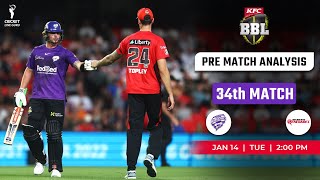 BBL 2024-25: Hobart Hurricanes vs Melbourne Renegades 34th Match Prediction | HH vs MLR Dream11 Team