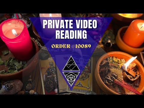 Private Video Reading - Order 10089