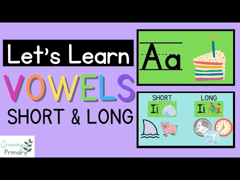 Let's Learn Vowels: Short and Long