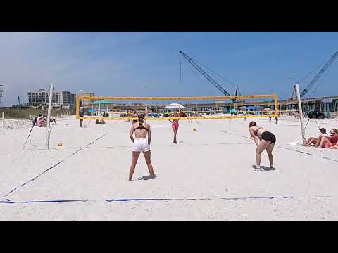 First Coast Volleyball Series April 2022 Girls 18U Advanced - Warwick/Thayer vs Redick/Schrock