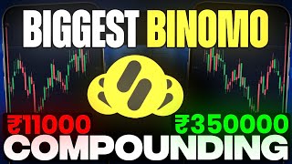 Binomo sure shot strategy | biggest compounding in binary trading | indian stock cryptoworld #binary