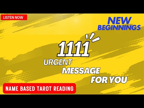 1111 Tarot Reading 🪽 - Why Are You Seeing This Angel Number - Pick A Card ❤️ Reading