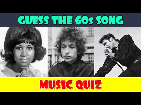 Guess the 60s Song Music Quiz