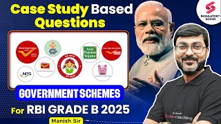 RBI Grade B Government Schemes Case Study | Government Schemes For RBI Grade B 2025 | Manish Sir