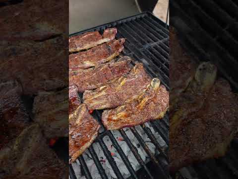 Grilled Flanken Short Ribs #gamedayfood